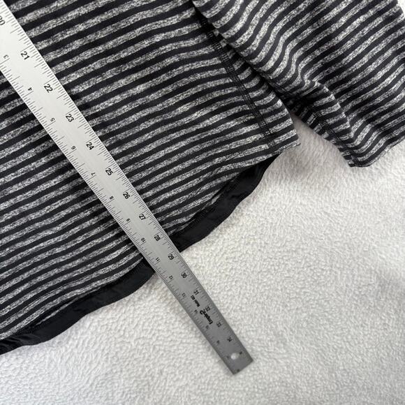 Lululemon 1/4 Zip Pullover Men's Medium Black Gray Studio Performance Workout - Picture 3 of 9
